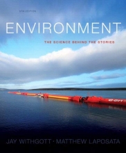 Cover art for Environment: The Science Behind the Stories (5th Edition)