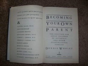 Cover art for Becoming Your Own Parent: The Solution for Adult Children of Alcoholic and Other Dysfunctional Families