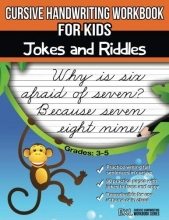 Cover art for Cursive Handwriting Workbook for Kids: Jokes and Riddles
