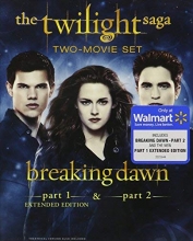 Cover art for The Twilight Saga: Breaking Dawn, Parts 1 & 2  (Blu-ray + Digital Copy + Ultraviolet)
