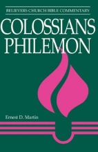 Cover art for Colossians Philemon (Believers Church Bible Commentary)