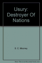 Cover art for Usury, destroyer of nations