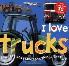 Cover art for I Love Trucks Sticker Book