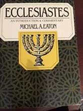 Cover art for Ecclesiastes: An Introduction and Commentary (Tyndale Old Testament Commentaries)