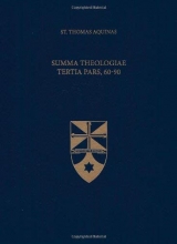 Cover art for Summa Theologiae Tertia Pars, 60-90 (Latin-English Edition) (Latin-English Opera Omnia)