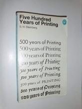 Cover art for Five Hundred Years of Printing, Third Edition, Revised