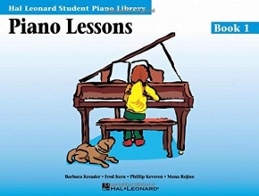 Cover art for Piano Lessons - Book 1: Hal Leonard Student Piano Library