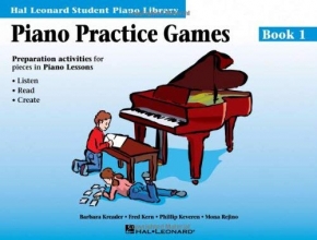 Cover art for PIANO PRACTICE GAMES BOOK 1 HLSPL (Hal Leonard Student Piano Library)