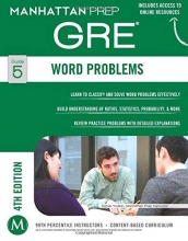 Cover art for GRE Word Problems (Manhattan Prep GRE Strategy Guides)