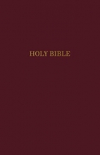 Cover art for KJV, Gift and Award Bible, Leather-Look, Burgundy, Red Letter Edition, Comfort Print