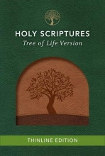 Cover art for TLV Thinline Bible, Holy Scriptures, Walnut/Brown, Tree Design Duravella