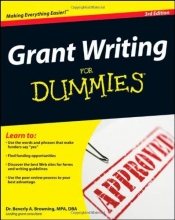 Cover art for Grant Writing For Dummies