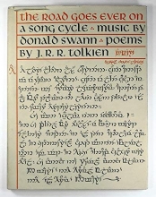 Cover art for The Road goes ever on. A song cycle. Poems by J. R. R. Tolkien, etc