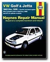 Cover art for VW Golf & Jetta '93'97 (Haynes Automotive Repair Manual Series)
