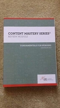 Cover art for CONTENT MASTERY SERIES - REVIEW MODULE - FUNDAMENTALS OF NURSING, EDITION 9.0 - 2016