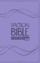 Cover art for The Action Bible Study Bible ESV (Lavender)