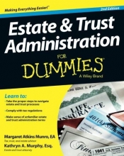 Cover art for Estate and Trust Administration For Dummies