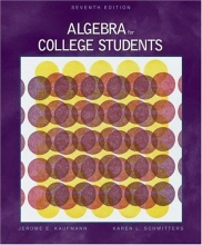 Cover art for Algebra for College Students (with CD-ROM and InfoTrac) (Available Titles CengageNOW)