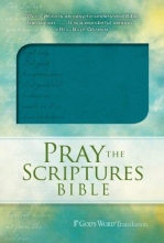 Cover art for GW Pray the Scriptures Bible Teal, Lord's Prayer Design Duravella