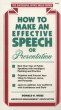 Cover art for How to Make an Effective Speech or Presentation (Successful Office Skills Series)