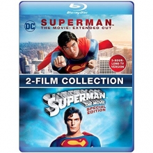 Cover art for Superman The Movie: Extended Cut & Special Edition 2-Film Collection [Blu-ray]