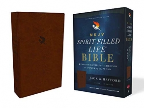 Cover art for NKJV, Spirit-Filled Life Bible, Third Edition, Leathersoft, Brown, Red Letter Edition, Comfort Print: Kingdom Equipping Through the Power of the Word