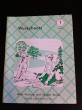 Cover art for Worksheets, Grade 1, Unit 5 (Bible Nurture and Reader Series)