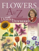 Cover art for Flowers A to Z with Donna Dewberry