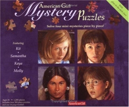 Cover art for The American Mystery Puzzles: Solve Four Mini Mysteries Piece by Piece! : Featuring Kit, Samantha, Kaya, Molly