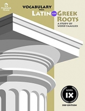 Cover art for Vocabulary from Latin and Greek Level IX