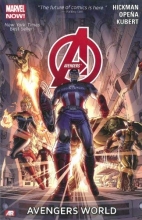 Cover art for Avengers Volume 1: Avengers World (Marvel Now)
