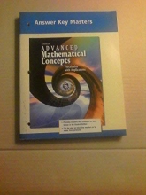 Cover art for Advanced Matematical Concepts, Answer Key Masters