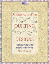 Cover art for Follow-the-Line Quilting Designs: Full-Size Patterns for Blocks and Borders