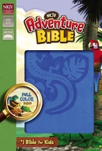 Cover art for NKJV, Adventure Bible, Leathersoft, Blue, Full Color