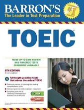 Cover art for Barron's TOEIC with MP3 CD, 6th Edition