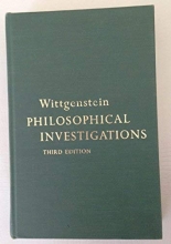 Cover art for Philosophical Investigations. 3rd Edition.