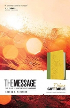 Cover art for The Message Deluxe Gift Bible: The Bible in Contemporary Language