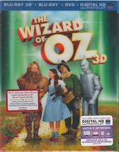 Cover art for The Wizard of Oz - 75th Anniversary Edition [BLU-RAY 3D - BLU-RAY - DVD]
