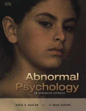 Cover art for Abnormal Psychology: An Integrative Approach (with CD-ROM and InfoTrac)