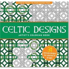 Cover art for Celtic Designs Adult Coloring Book (31 stress-relieving designs) (Studio)