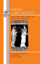 Cover art for Greek Lyric Poetry (Greek Texts)