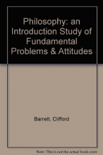 Cover art for Philosophy: an Introduction Study of Fundamental Problems & Attitudes
