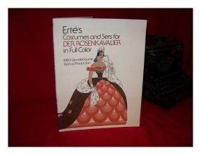 Cover art for Erte's Costumes & Sets for "Der Rosenkavalier" in Full Color