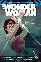 Cover art for Wonder Woman: The Rebirth Deluxe Edition Book 1 (Rebirth) (Wonder Woman Rebirth)