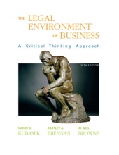 Cover art for The Legal Environment of Business: A Critical Thinking Approach