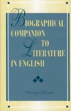 Cover art for Biographical Companion to Literature in English