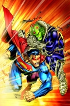 Cover art for Superman vs. Brainiac