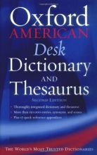 Cover art for The Oxford American Desk Dictionary and Thesaurus (New Look for Oxford Dictionaries)