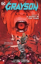 Cover art for Grayson Vol. 4: A Ghost in the Tomb