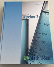 Cover art for Algebra 2 Math-U-See Instruction Manual